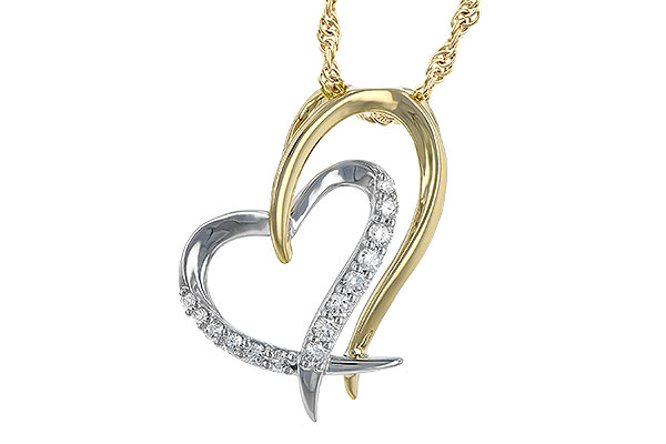 H226-76235: NECKLACE .15 TW