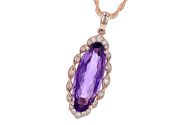 H226-80744: NECK 3.60 AMETHYST 3.74 TGW