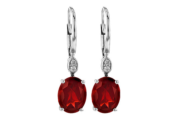H226-81653: EARR 3.45 TW GARNET 3.50 TGW (9x7MM GAR)