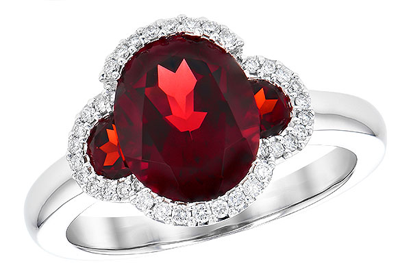 H309-52635: LDS RG 3.29 TW GARNET 3.45 TGW