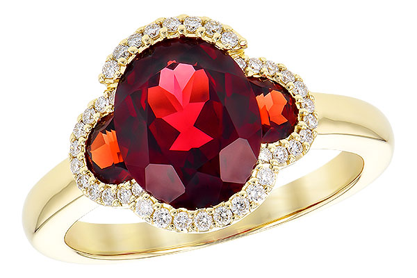 H309-52635: LDS RG 3.29 TW GARNET 3.45 TGW