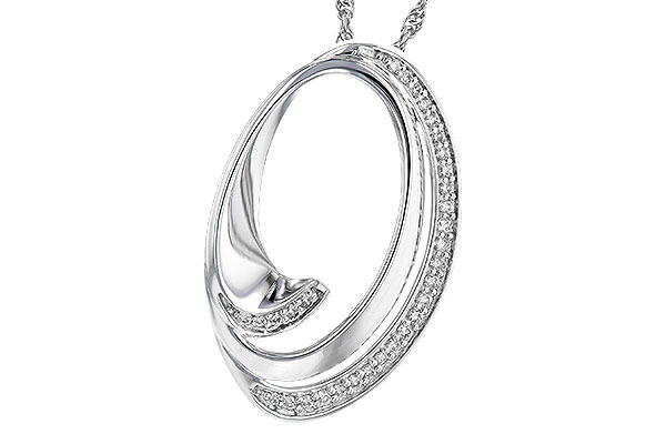 H309-53490: NECKLACE .14 TW