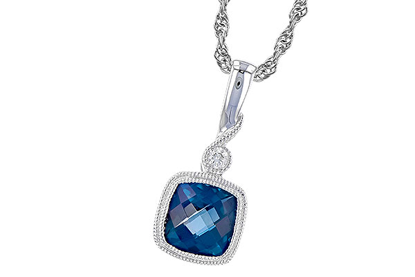 H310-37099: NECK 1.05 LONDON BLUE TOPAZ 1.07 TGW