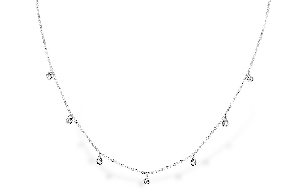 H310-38081: NECKLACE .12 TW (18")