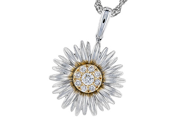 H310-39881: NECKLACE .10 TW