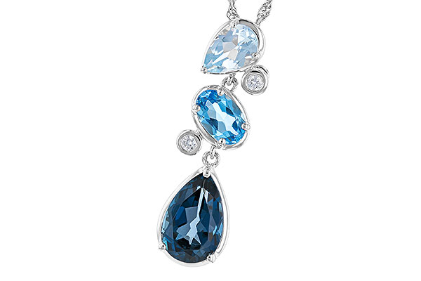 H310-39899: NECK 1.99 TW BLUE TOPAZ 2.02 TGW
