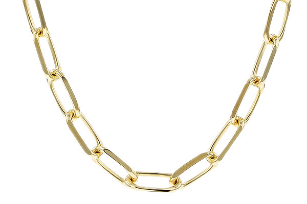 H310-42599: PAPERCLIP MD (8IN, 3.10MM, 14KT, LOBSTER CLASP)