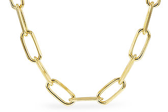 H310-42608: PAPERCLIP LG (24IN, 4.0MM, 14KT, LOBSTER CLASP)