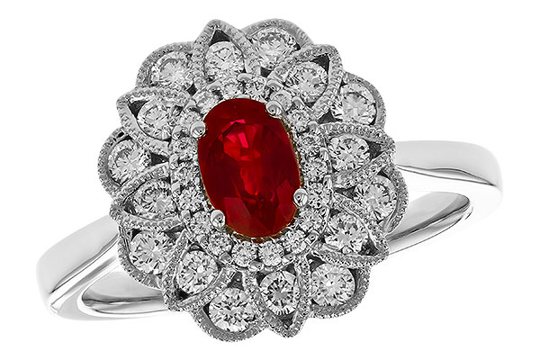 H310-44399: LDS RG .55 TW RUBY 1.07 TGW (6x4MM RUBY)