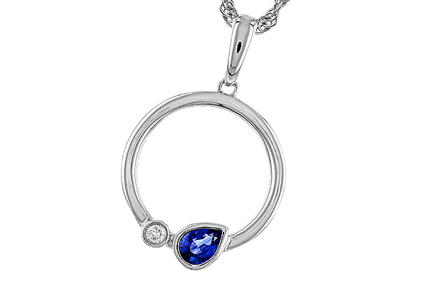 H311-29899: NECKLACE .26 SAPPHIRE .28 TGW