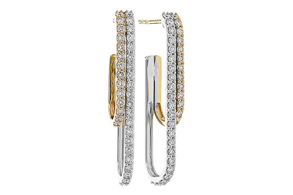 H311-30744: EARRING .98 TW