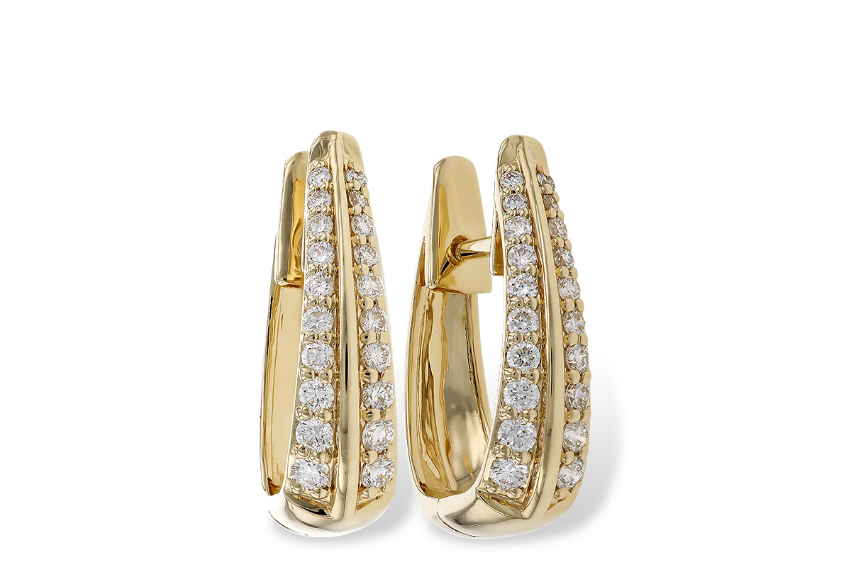 H311-30772: EARRINGS .50 TW
