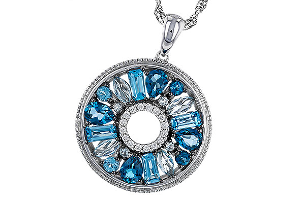 H311-31672: NECKLACE 1.67 BLUE TOPAZ 1.72 TGW