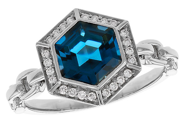 H311-33499: LDS RG 2.03 LONDON BLUE TOPAZ 2.14 TGW (7.5MM LBT)