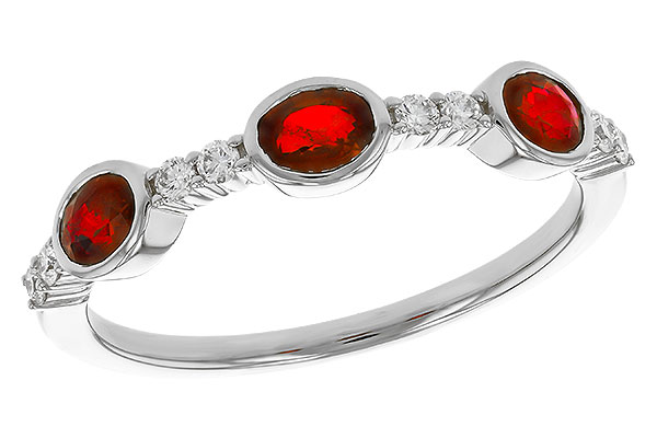 H311-36190: LDS WED RG .66 TW RUBY .78 TGW