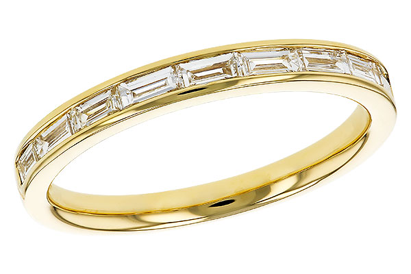 H312-18926: LDS DIA WED RG .44 TW BAGUETTES