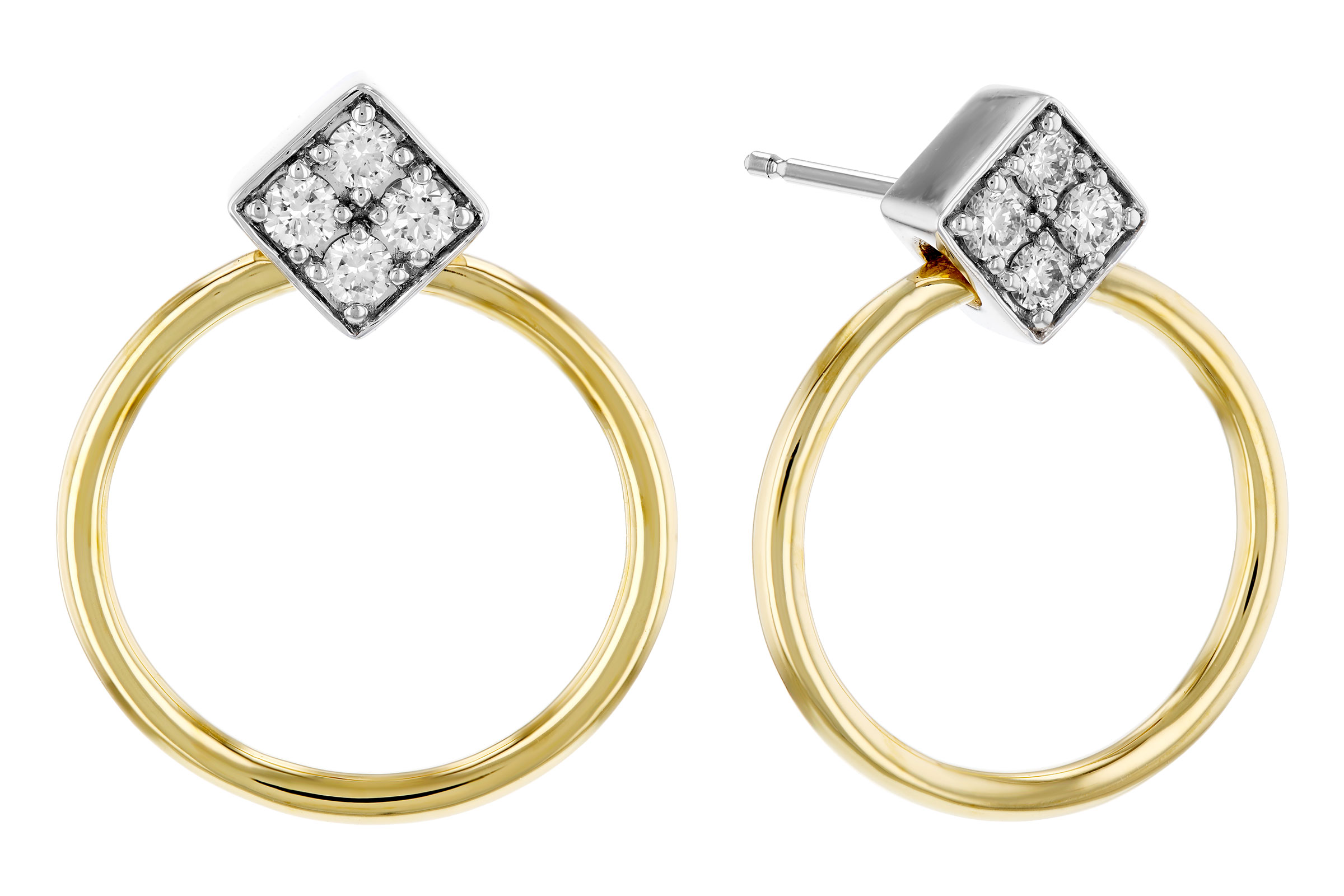 H312-19872: EARRINGS .25 TW