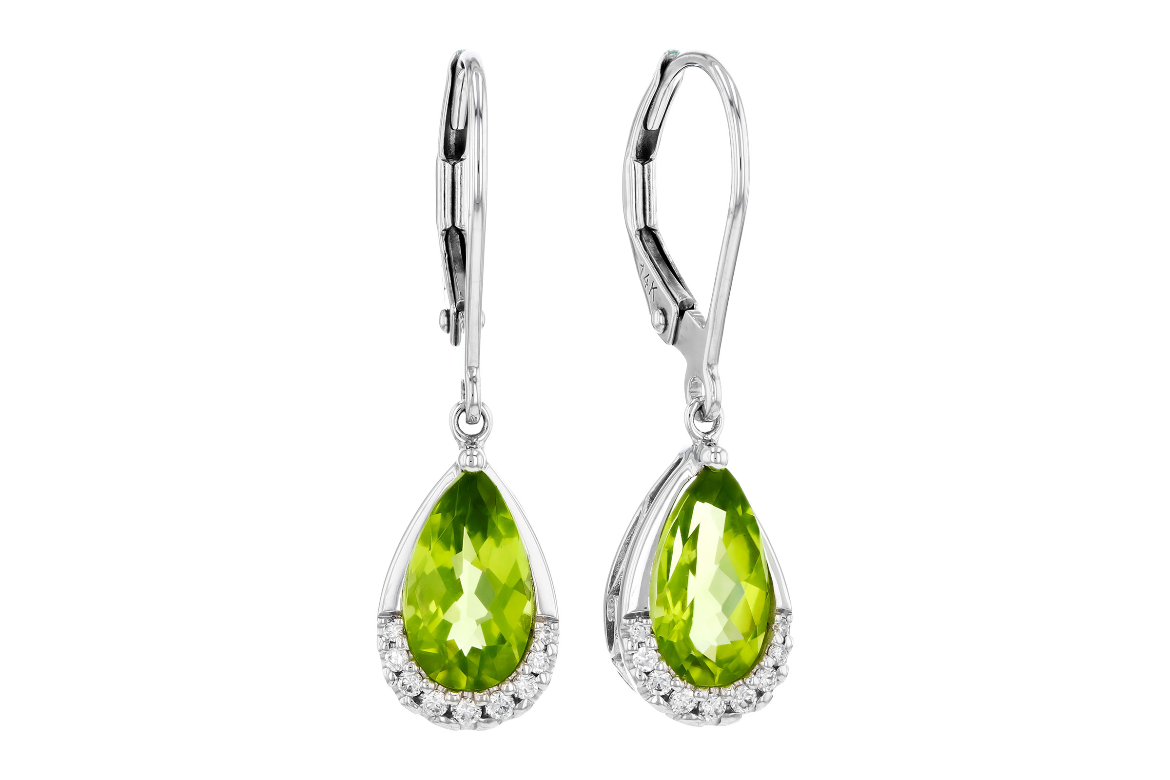 H312-20744: EARR 1.85 PERIDOT 1.94 TGW (9x5MM PS)