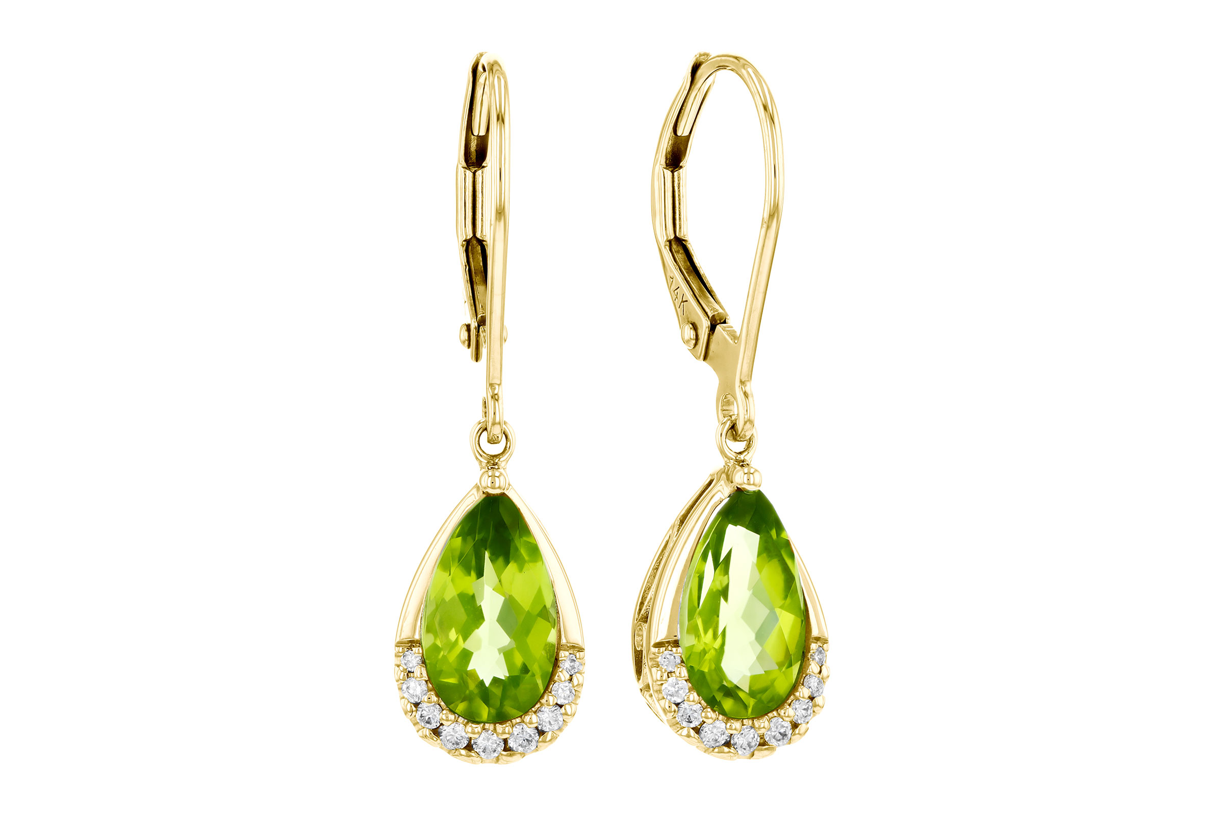 H312-20744: EARR 1.85 PERIDOT 1.94 TGW (9x5MM PS)
