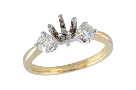 K042-21662: LDS SEMI DIA RING .40 TW
