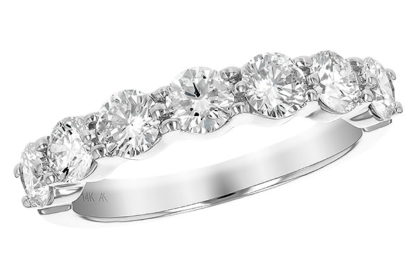 K129-51717: LDS DIA WED RG 1.50 TW (7 STONES)