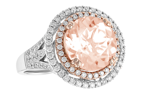 K224-95281: LDS RG 3.94 MORGANITE 4.50 TGW