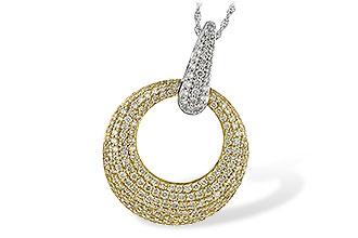 K225-85353: NECK 1.64 YELLOW DIAS 1.90 TW