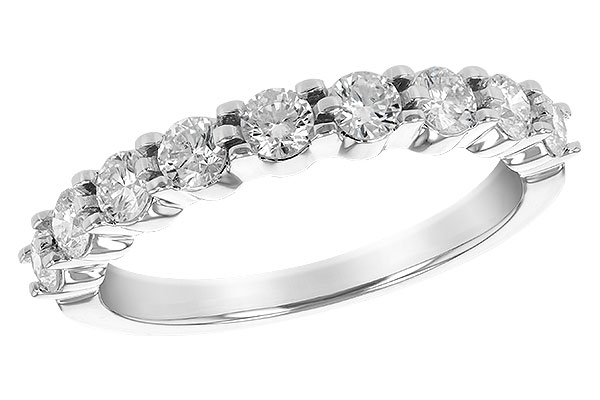 K225-87181: LDS WED RG .75 TW (9 STONES)