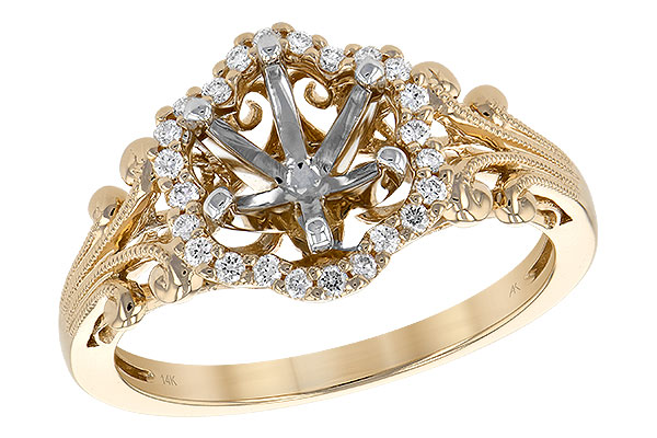 K226-73481: LDS SEMI DIA RG .15 TW (FOR 1.25 CTR)