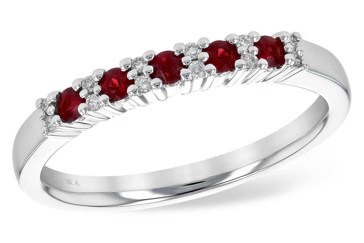 K226-74453: LDS WED RG .22 RUBY .29 TGW