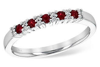 K226-74453: LDS WED RG .22 RUBY .29 TGW