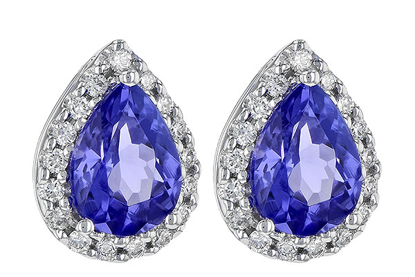 K226-78990: EARR 1.15 TW TANZANITE 1.32 TGW