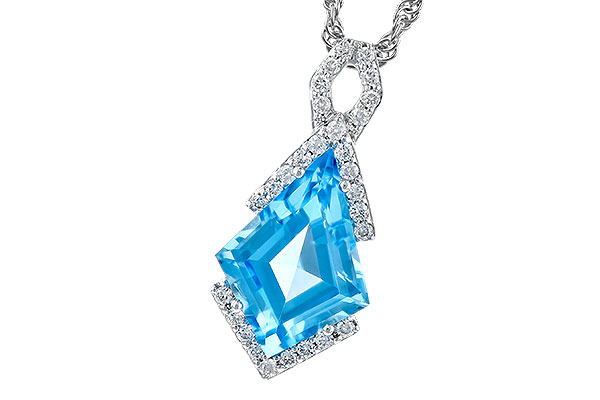 K309-48008: NECK 2.40 BLUE TOPAZ 2.53 TGW