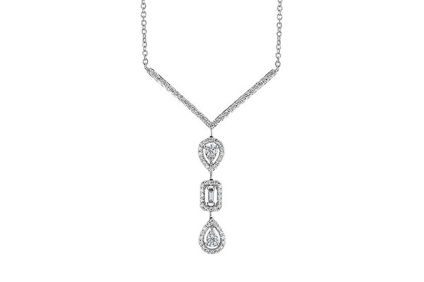 K309-49853: NECK .04 BAGUETTE .50 TW (18")
