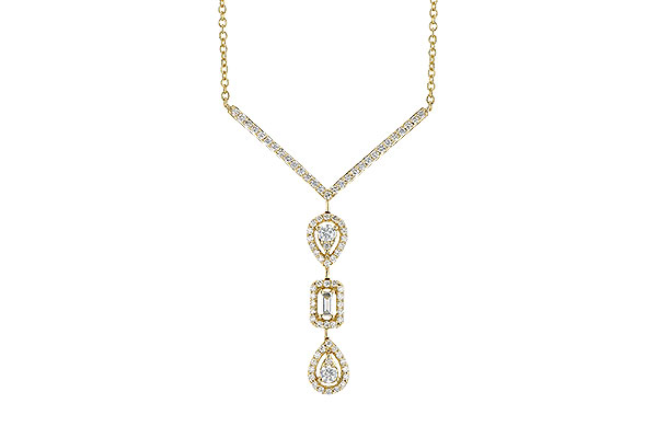 K309-49853: NECK .04 BAGUETTE .50 TW (18")