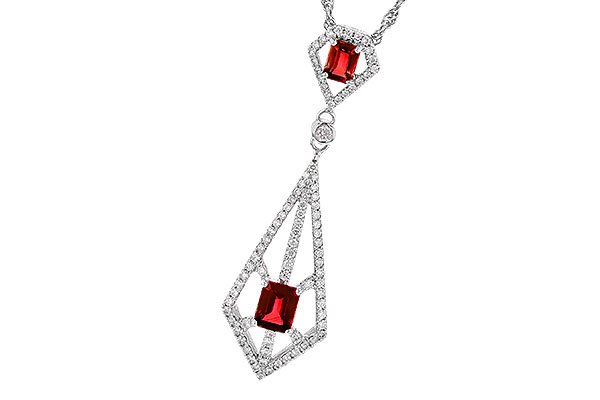 K309-49881: NECK .63 TW RUBY .93 TGW