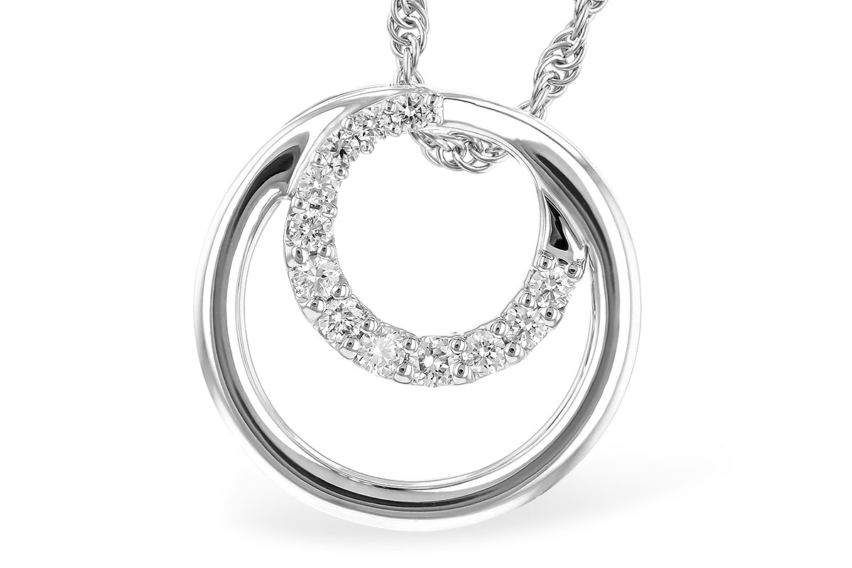 K309-52608: NECKLACE .15 TW