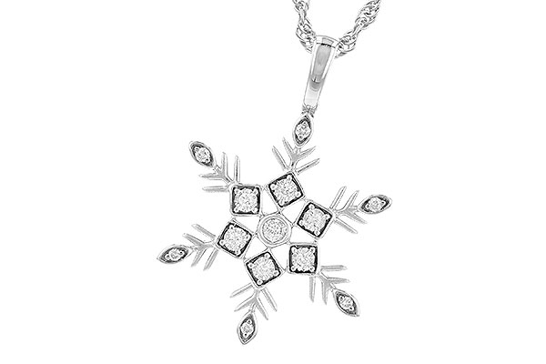 K309-54453: NECKLACE .07 TW