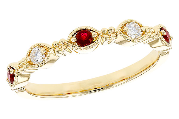 K310-38999: LDS WED RG .14 TW RUBY .23 TGW