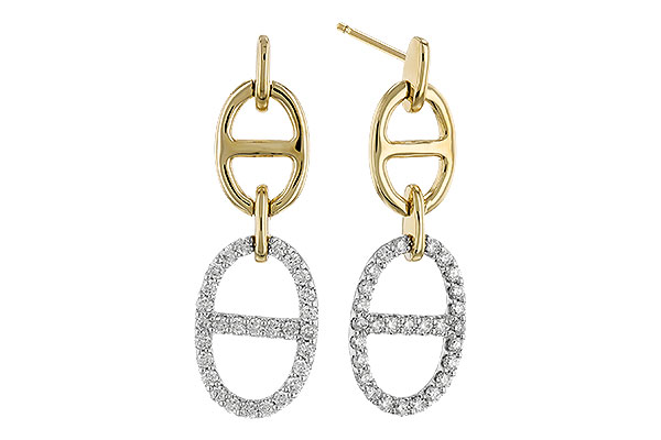 K310-45308: EARRINGS .36 TW