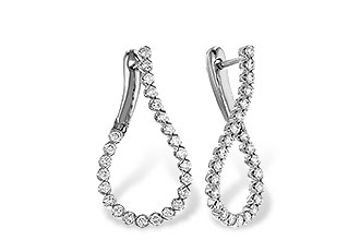 K311-34417: EARRINGS 1.00 TW