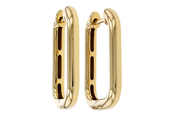 K311-34453: GOLD EARRINGS (23MM)