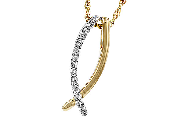 K311-35299: NECKLACE .25 TW