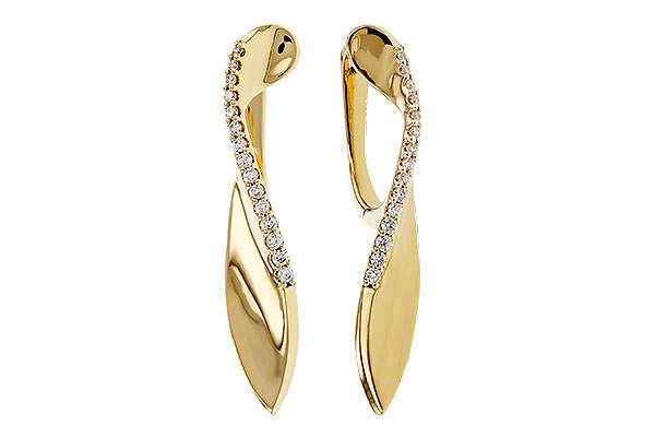 K311-35308: EARRINGS .18 TW