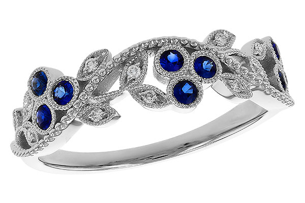 K311-36190: LDS WED RG .23 SAPPHIRE .29 TGW