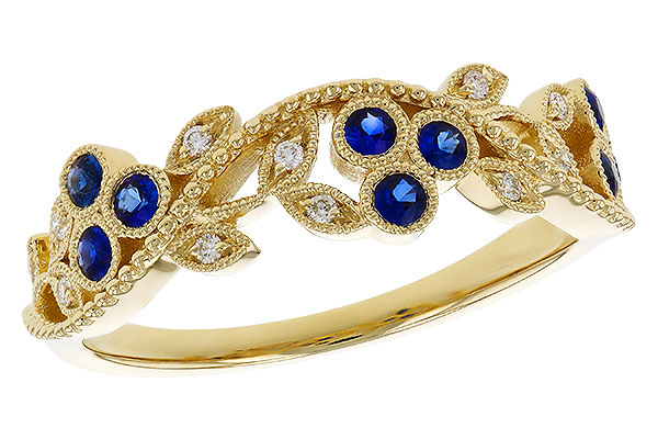 K311-36190: LDS WED RG .23 SAPPHIRE .29 TGW