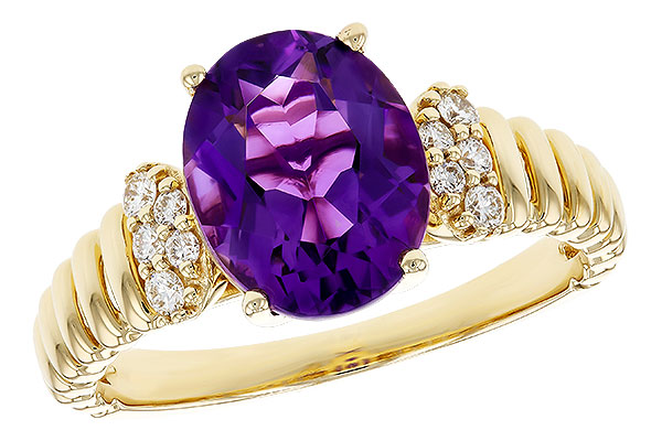 K312-18935: LDS RG 2.12 AMETHYST 2.26 TGW (10x8MM AMY)