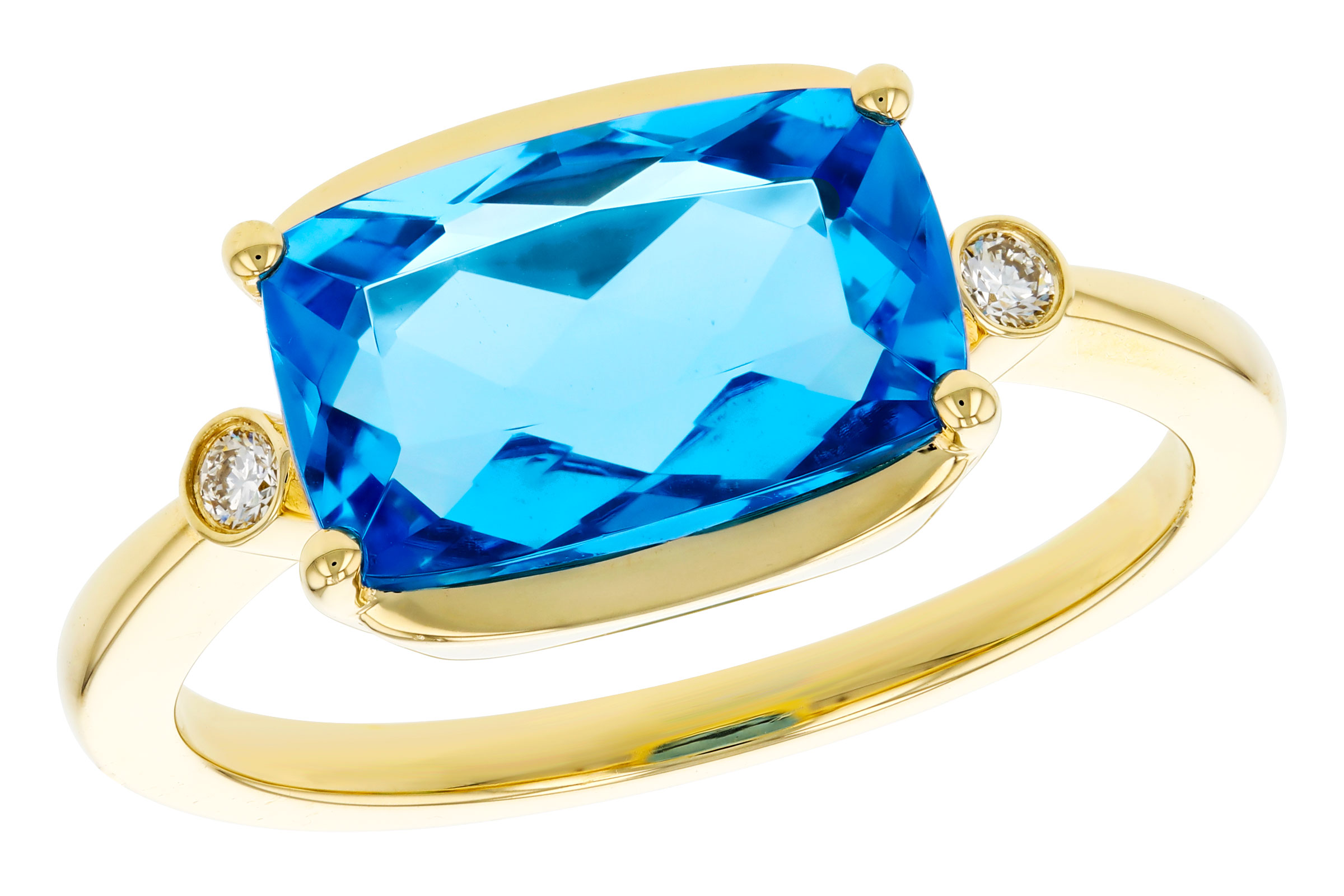K312-20744: LDS RG 2.88 BLUE TOPAZ 2.92 TGW (11x7MM BT)