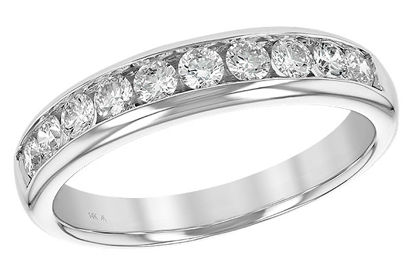 L129-51708: LDS WED RG .50 TW (10 STONES)