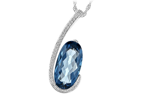 L225-83544: NECK 4.48 LONDON BLUE TOPAZ 4.60 TGW